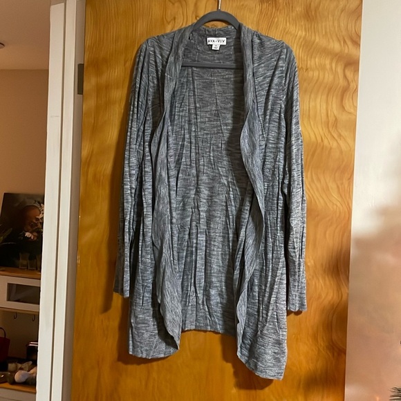 Ava & Viv Open Front Cardigan 3X - Picture 2 of 5